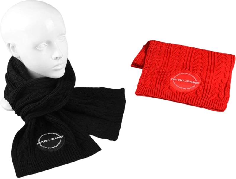 Hovedproduktbilde for 25-47-drc-8272 Nice Akryl Ribbestrikket  Skjerf