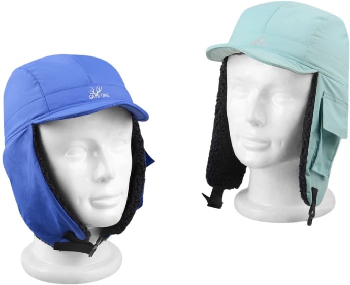 Hovedproduktbilde for 25-47-drc-8289 Hoff Nylon Vindtett Vintercaps med Ørelapper