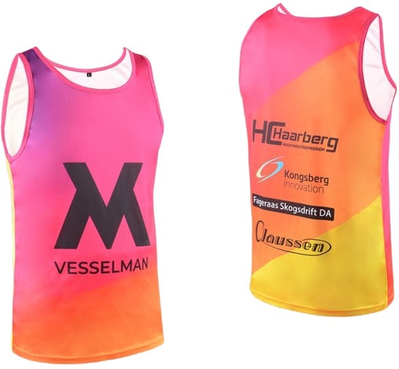 Hovedproduktbilde for 25-47-drc-8350 Amio RPET Fullfargetrykket Teknisk  Singlet