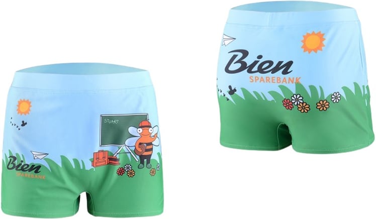 Hovedproduktbilde for 25-47-drc-8364 Porto RPET Fullfargetrykket Badeshorts Barn