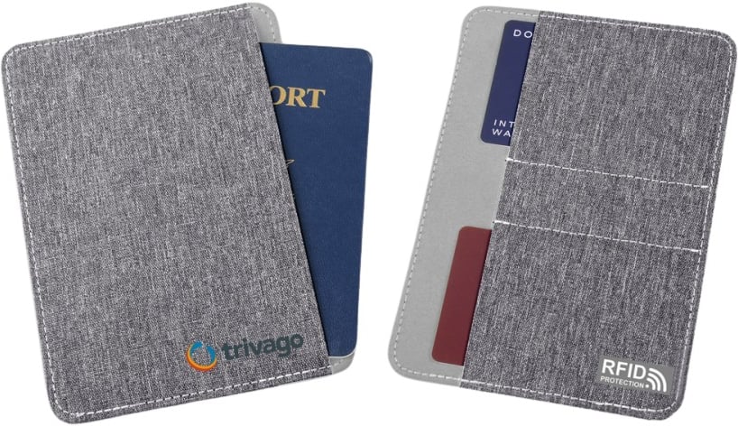 Hovedproduktbilde for 25-47-drc-9488 Havard RPET RFID Lommebok og Passholder