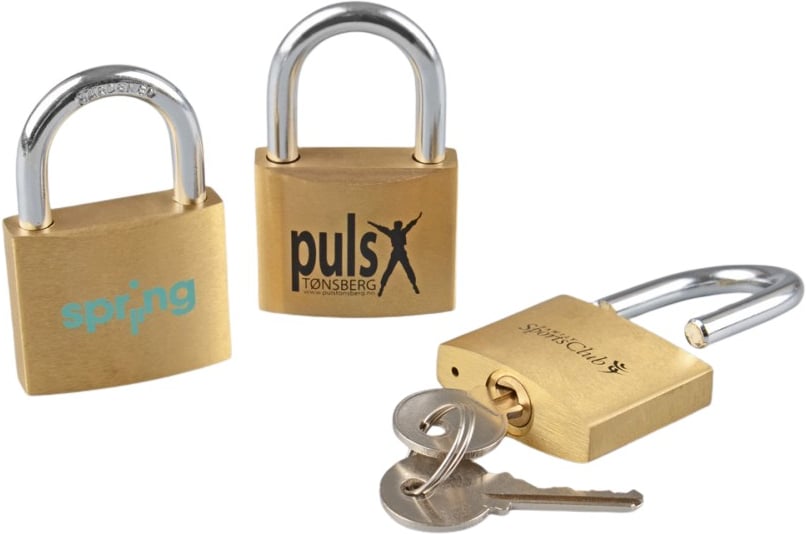 Hovedproduktbilde for 25-47-drc-9497 Green Bay Solid Messing Hengelås med Nøkler