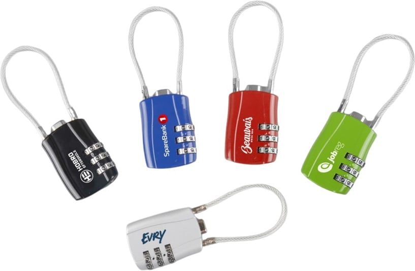 Hovedproduktbilde for 25-47-drc-9504 Bølge Kombinasjonslås med Kabel