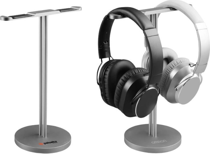Hovedproduktbilde for 25-47-drc-9528 Glimt Aluminiums Dobbelt Stativ til Hodetelefoner