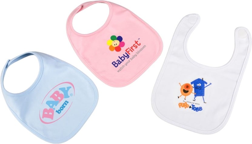 Hovedproduktbilde for 25-47-drc-9647 Hader Økologisk Bomull Smekke for Baby