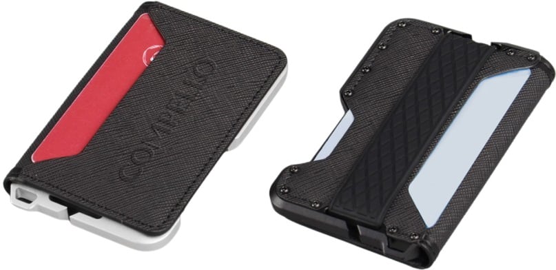 Hovedproduktbilde for 25-47-drc-9730 Veya Aluminium og PU-lær RFID Kortlommebok