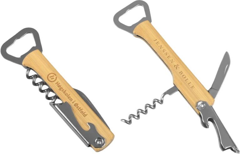 Hovedproduktbilde for 25-47-drc-9761 Mod 4-i-1 Bambus Multi-flaskeåpner