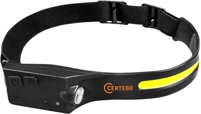 Hovedproduktbilde for 25-47-drc-9775 Lior Oppladbar Hodelykt med Bevegelsessensor