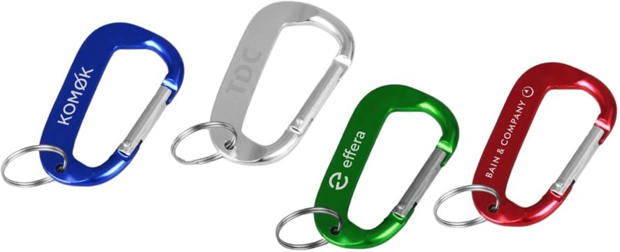 Hovedproduktbilde for 25-47-drc-9815 Renata Aluminium Karabinkrok med Nøkkelring
