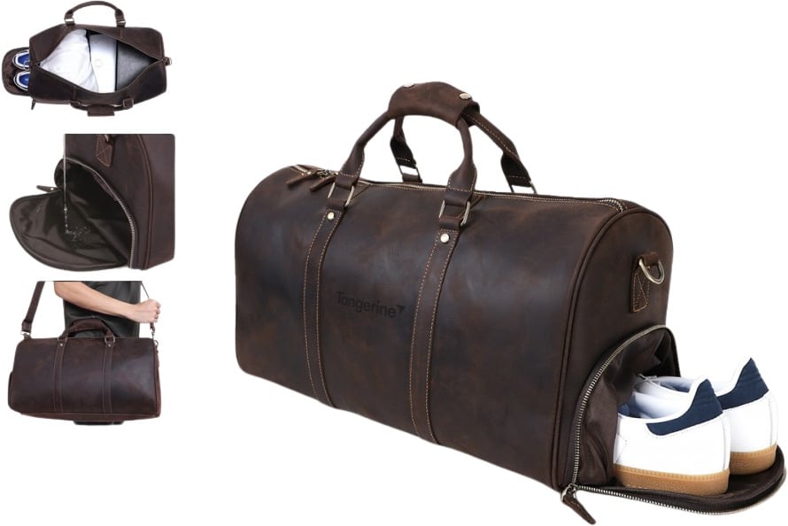 Hovedproduktbilde for 25-47-drc-9919 Kumul Retro Skinn 36L Weekendbag