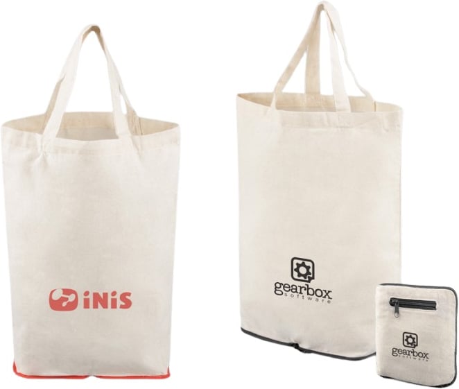 Hovedproduktbilde for 25-47-drc-9943 Steinar 140 g/m2 Bomull Sammenleggbart  Handlenett