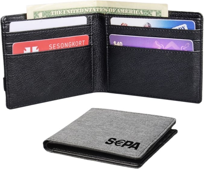 Hovedproduktbilde for 25-47-drd-5027 Beirut RPET og PU Lær RFID Lommebok