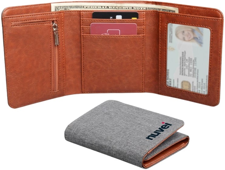 Hovedproduktbilde for 25-47-drd-5028 Warden RPET og PU Lær RFID Lommebok