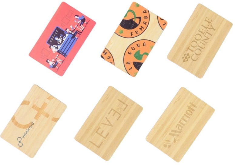 Hovedproduktbilde for 25-47-drd-5396 Lisbon Bambus RFID Kort