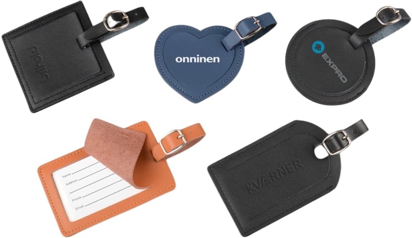 Hovedproduktbilde for 25-47-drd-5605 Ekte Lær Bagasjelapp