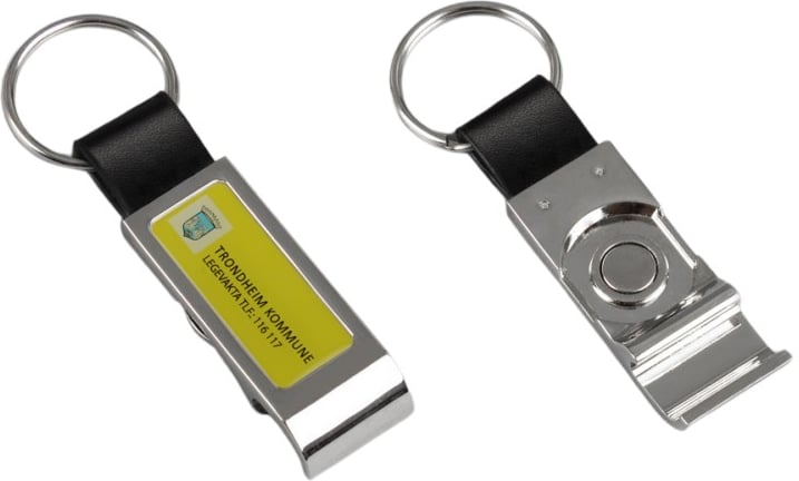 Hovedproduktbilde for 25-47-drd-5631 Salem Lær og Metall  Nøkkelring