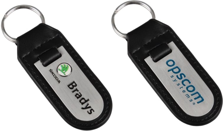 Hovedproduktbilde for 25-47-drd-5642 Doetin Lær og Metall Nøkkelring