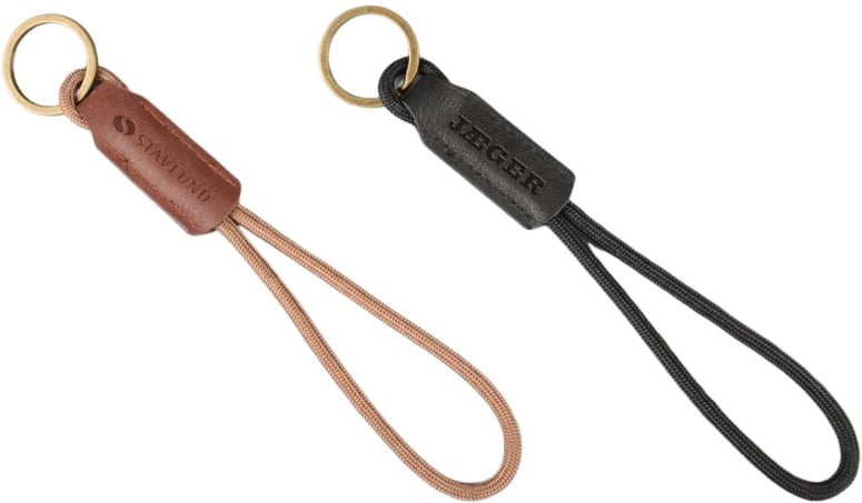 Hovedproduktbilde for 25-47-drd-5707 Bardu Nøkkelring med Kort Stropp og Læretikett