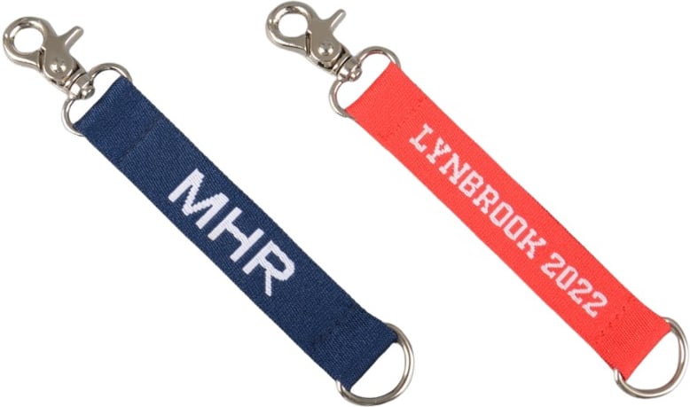 Hovedproduktbilde for 25-47-drd-5709 Myers Jacquard Nøkkelring med Kort Stropp