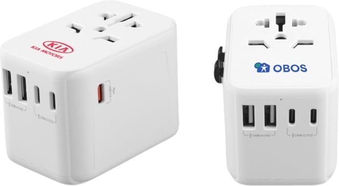 Hovedproduktbilde for 25-47-drd-5781 Pavo 30W Reiseadapter med USB-A og USB-C