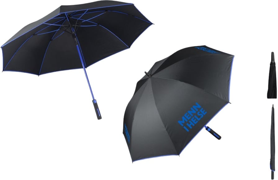 Hovedproduktbilde for 25-47-drd-5838 Caloro RPET 27” Stormsikker Paraply med Farget Ramme