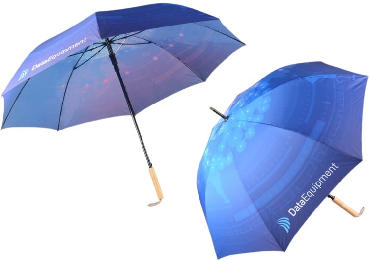 Hovedproduktbilde for 25-47-drd-5841 Orvia RPET 27” Paraply med Bambushåndtak