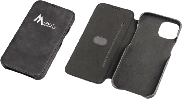 Hovedproduktbilde for 25-47-drd-5870 Zane PU Lær iPhone Etui og Mobilstativ