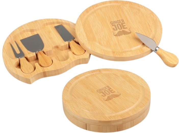 Hovedproduktbilde for 25-47-drd-5889 Crosse Bambus Ostebrett og Knivsett