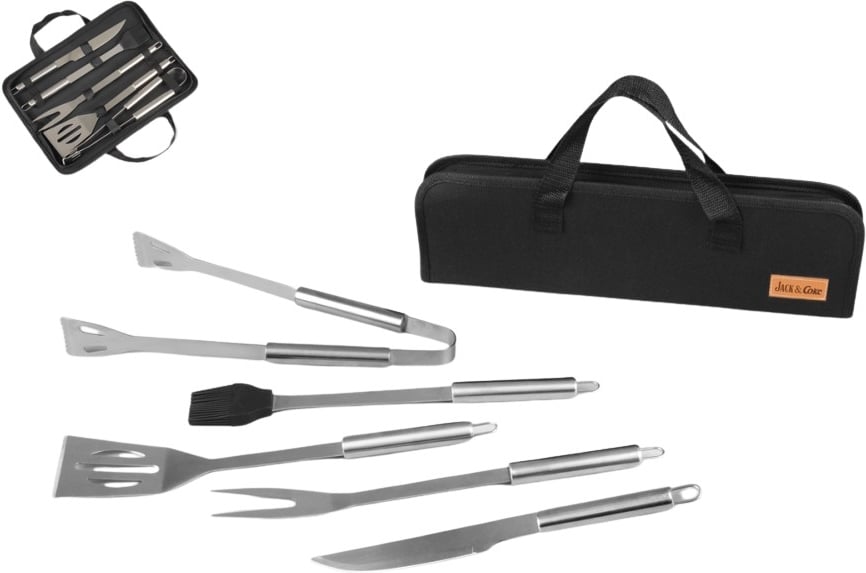 Hovedproduktbilde for 25-47-drd-5939 Huelva Rustfritt Stål 5 stk BBQ Sett