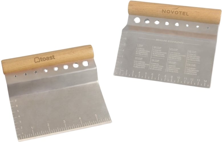 Hovedproduktbilde for 25-47-drd-5993 Landau Rustfritt Stål Deigskrape med Mål