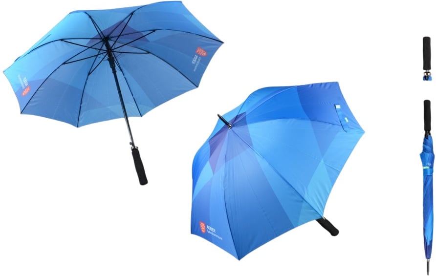 Hovedproduktbilde for 25-47-dre-5069 Trescot RPET 23"  Sammenleggbar Paraply