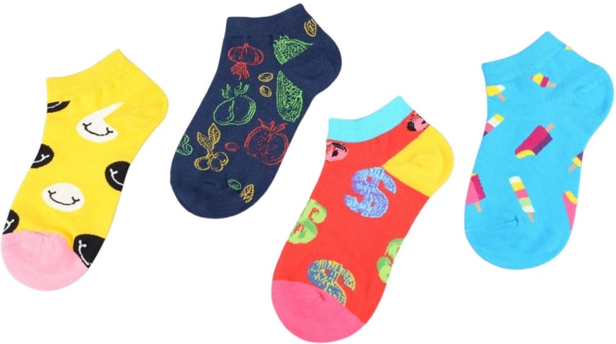 Hovedproduktbilde for 25-47-dre-6061 Elva Ankelsokker med Heldekkende Mønster