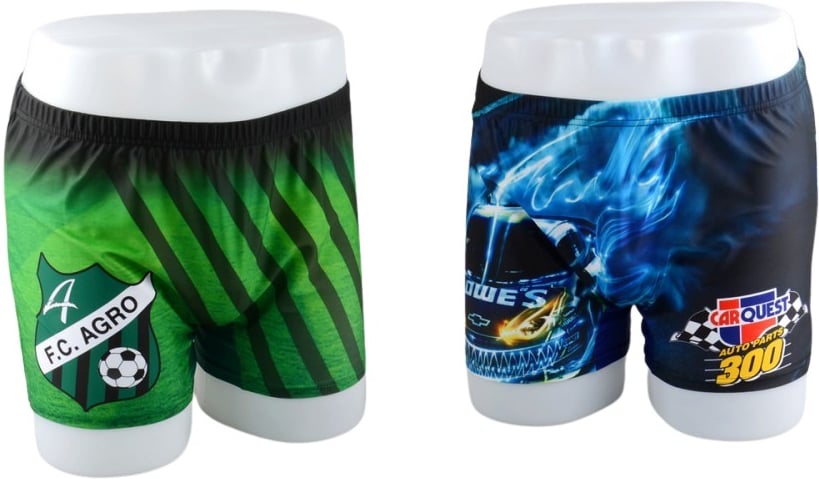 Hovedproduktbilde for 25-47-hjf-3622 Faro Spandex og Polyester Fullfargetrykket Boxershorts