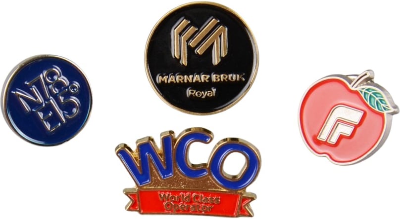 Hovedproduktbilde for 25-47-xww-2566 Aurea Kobber og Emalje Pins