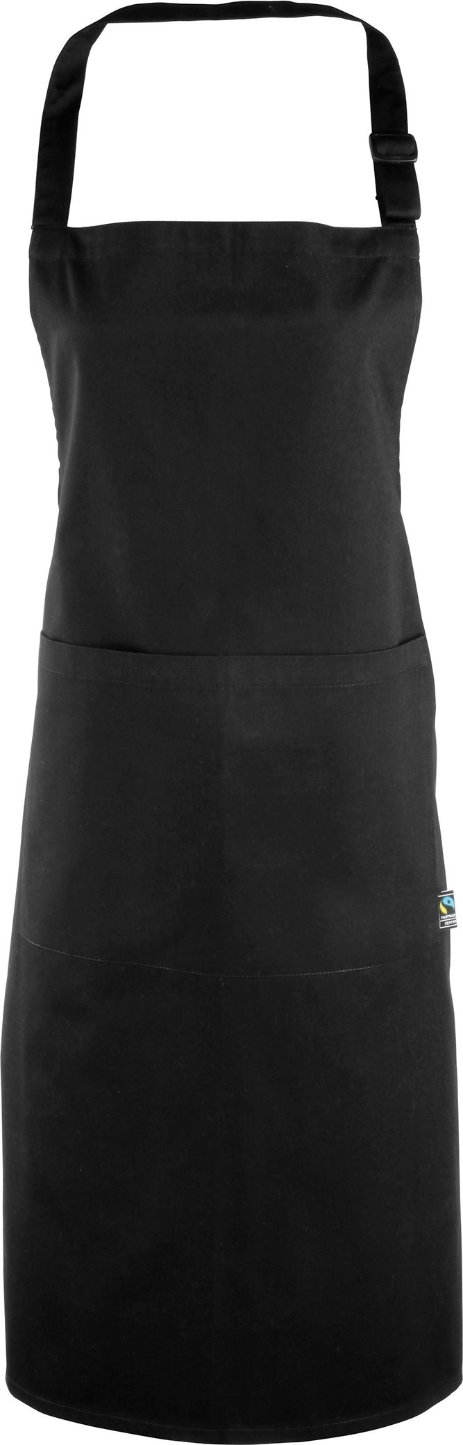 Hovedproduktbilde for Sort Premier Bib Fairtrade Økologisk Bomull Forkle