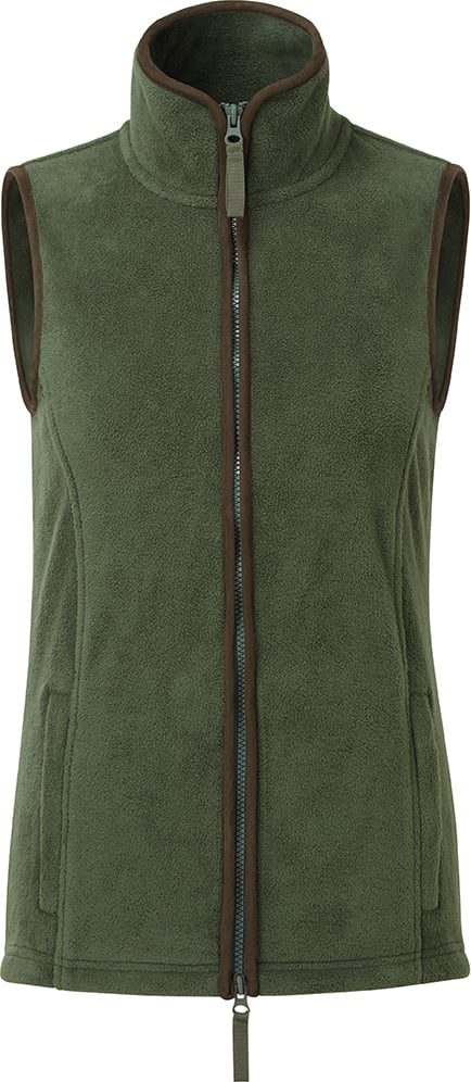 Hovedproduktbilde for Flaskegrønn/Brun Premier Ladies Artisan Vest