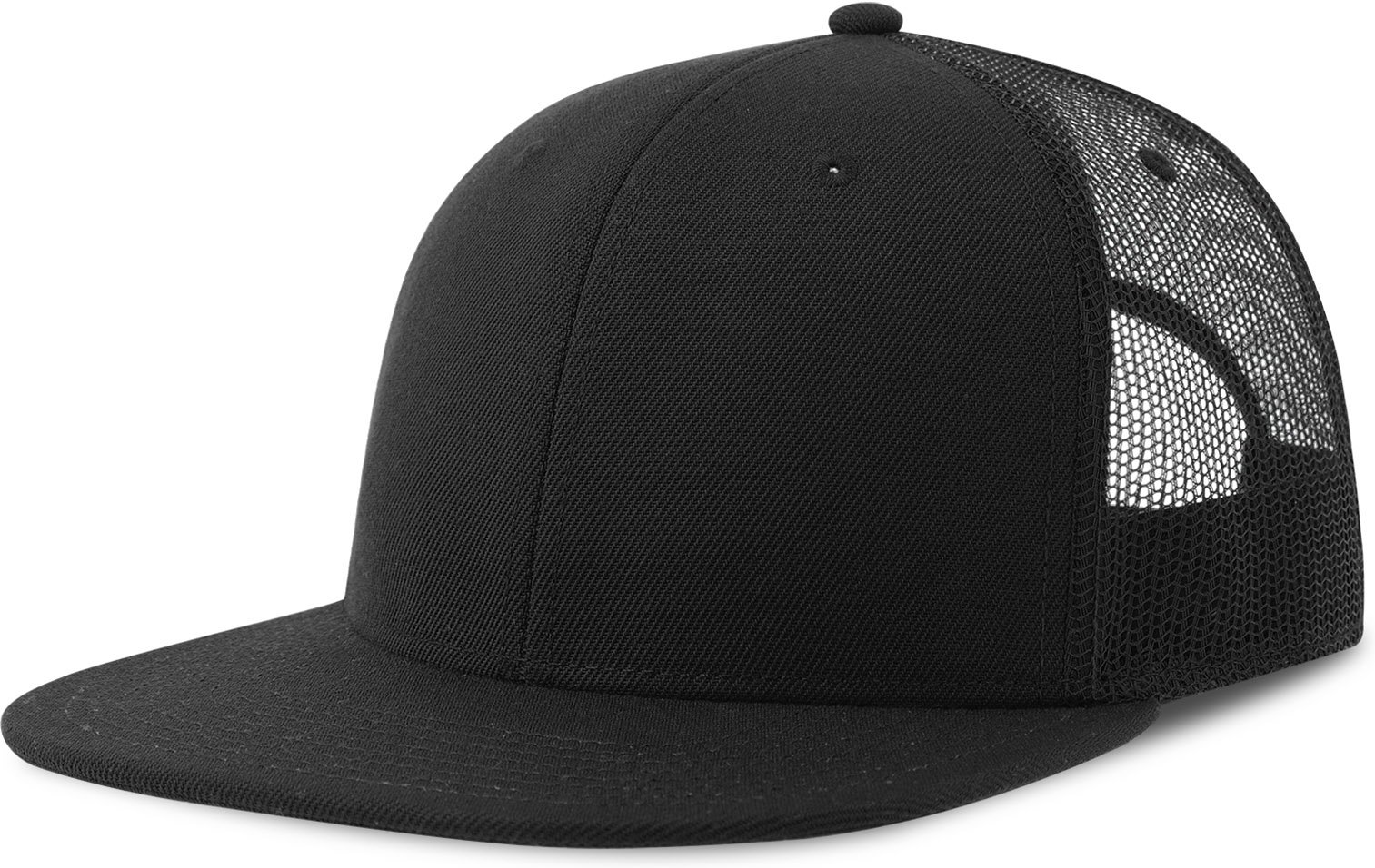 Hovedproduktbilde for Black Atlantis Snap Mesh-S (Xtra) RPET Caps
