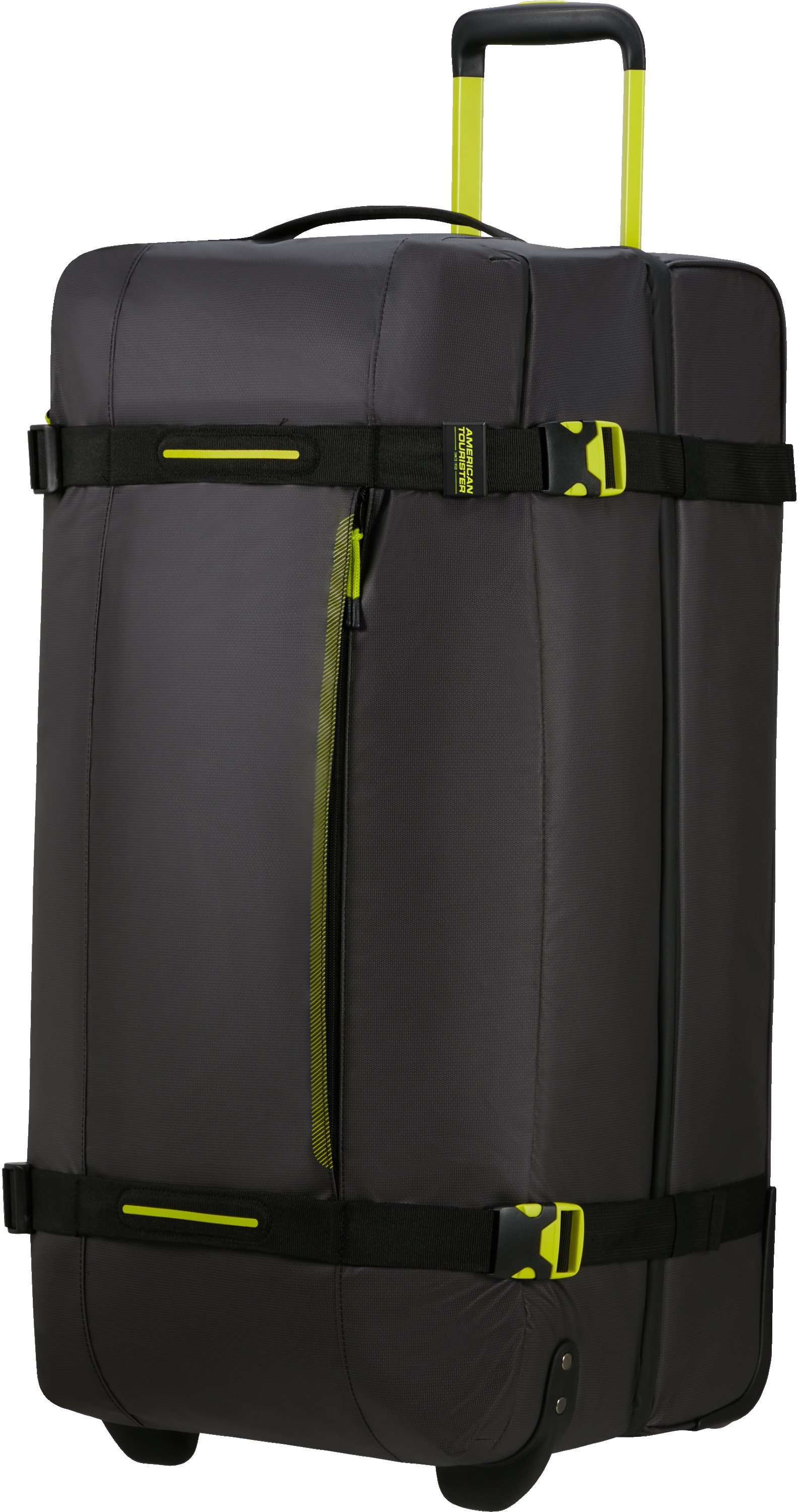 Hovedproduktbilde for Coated Black/Lime American Tourister Urban Track RPET 116 L Duffelbag med Hjul