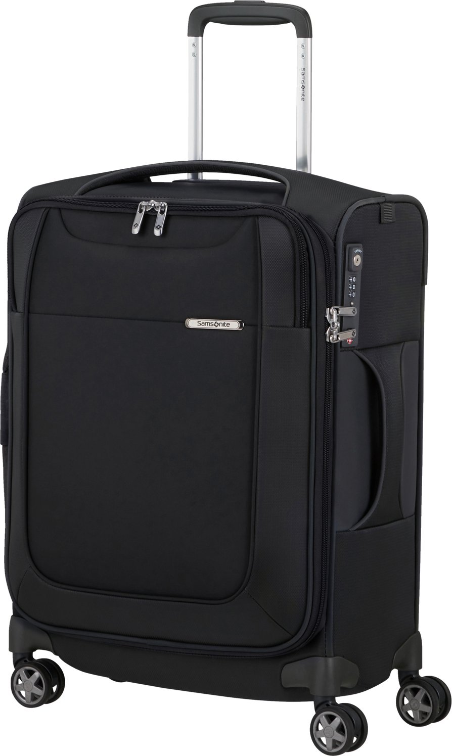 Hovedproduktbilde for Black Samsonite D'Lite Utvidbar Koffert med 4 Hjul 55 cm