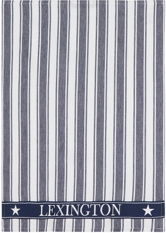 Hovedproduktbilde for Dress Blue/White Lexington Icons Bomull Kjøkkenhåndkle
