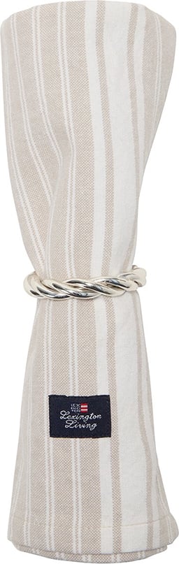 Hovedproduktbilde for Dove/White Lexington Icons Bomull Serviett