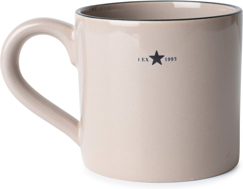 Hovedproduktbilde for Beige/Dark Blue (LX) Lexington Stoneware Mug Keramisk Kopp