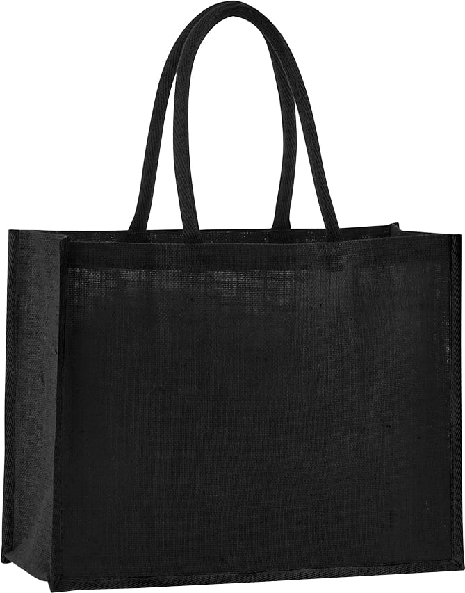 Hovedproduktbilde for Black/Black Westford Mill Natural Starched Jute 55L Shoppingbag