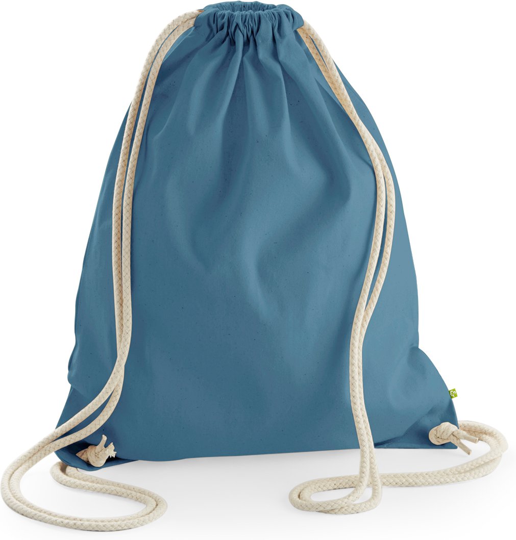 Hovedproduktbilde for Airforce Blue Westford Mill EarthAware® 340 g/m2 Økologisk Bomull 13L Gympose