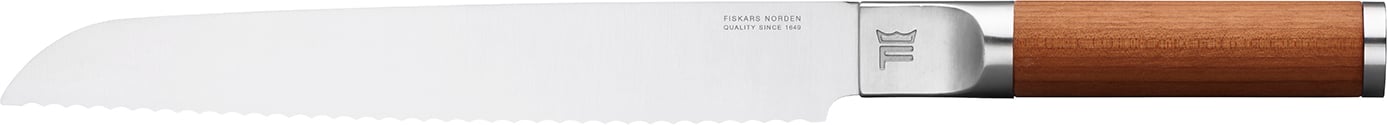 Hovedproduktbilde for Brun Fiskars Norden 22cm Stål Brødkniv