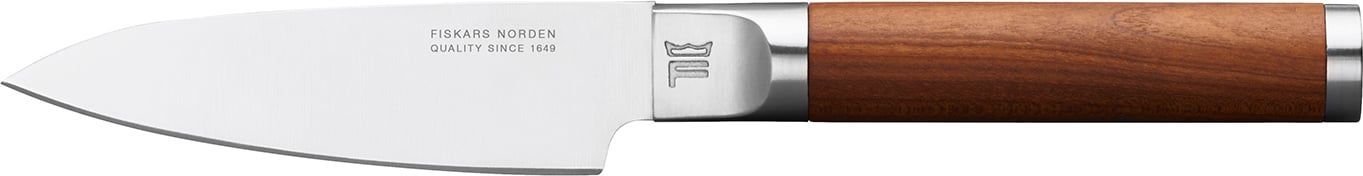 Hovedproduktbilde for Brun Fiskars Norden 10cm Stål Grønnsakskniv