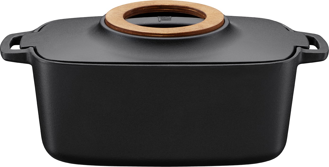 Hovedproduktbilde for Sort Fiskars Norden Støpejernsgryte 5L Oval