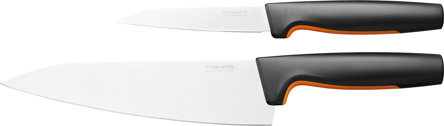 Hovedproduktbilde for Sort Fiskars Functional Form Kokkesett 2 kniver