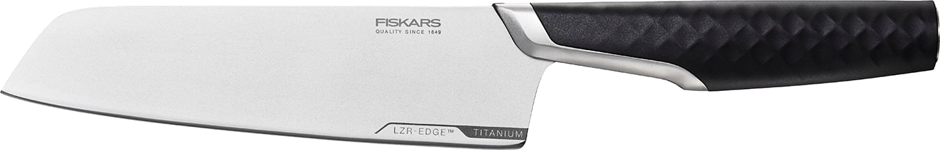 Hovedproduktbilde for Sort Fiskars Taiten Santoku Kniv 16 cm