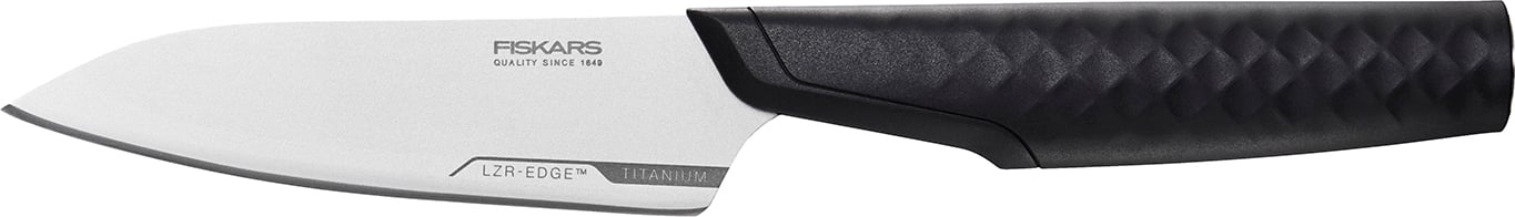 Hovedproduktbilde for Sort Fiskars Taiten Grønnsakskniv 10 cm